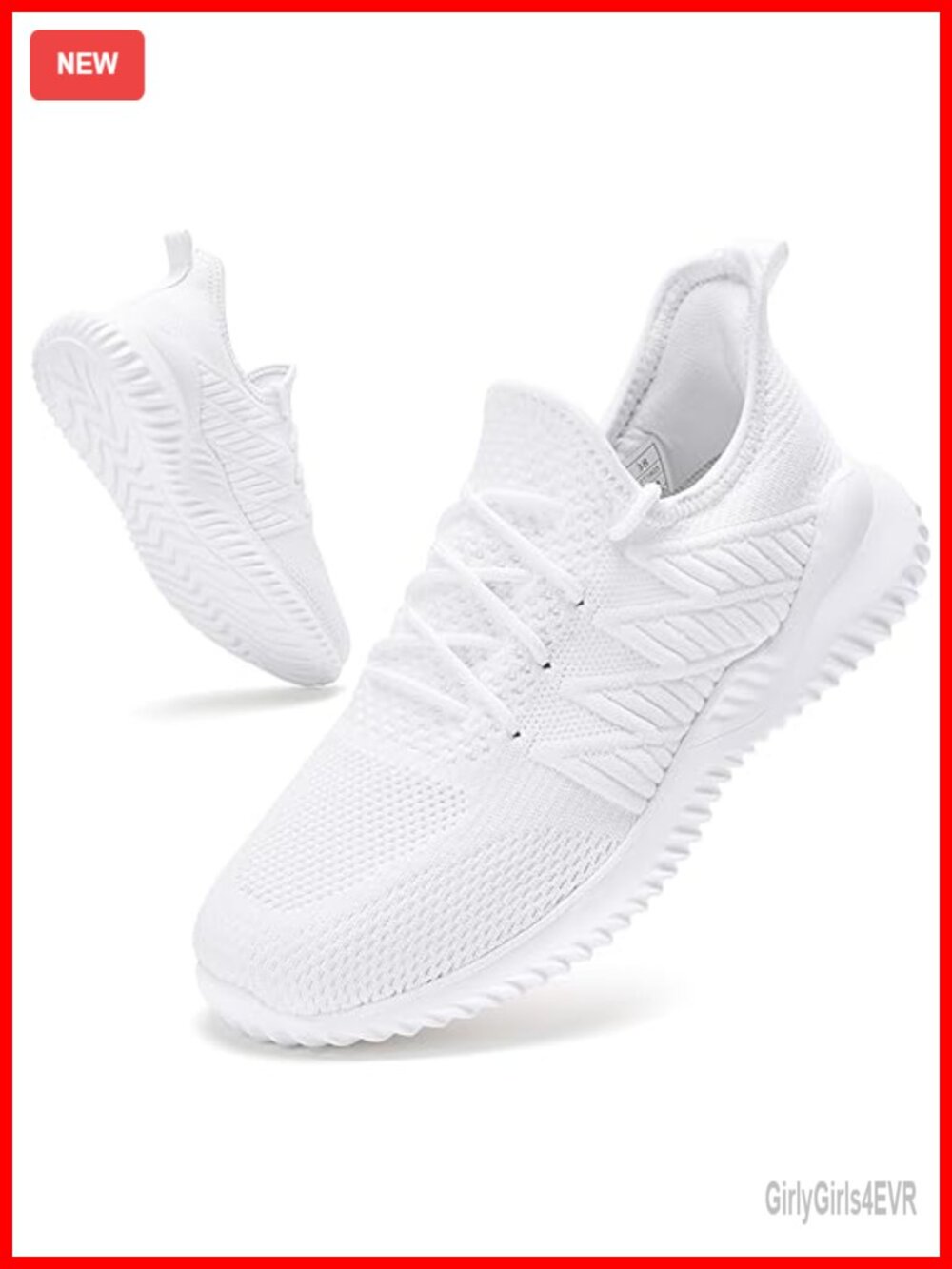 Memory Foam Slip On Walking Shoes Lightweight Breathable Athletic Sneakers for